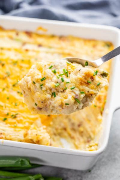 The Best Twice Baked Potato Casserole The Stay At Home Chef