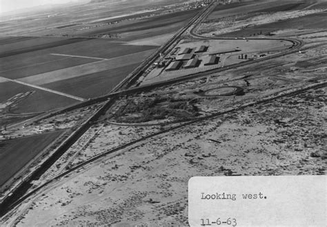 Aerial View Of Picacho Overpass On Interstate Highway In Pinal