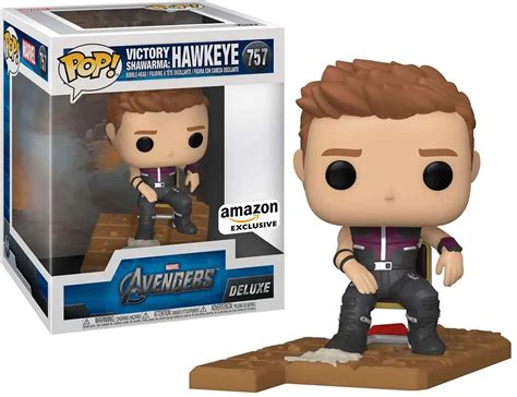 Funko Marvel Avengers POP Marvel Victory Shawarma Hawkeye Exclusive Deluxe Vinyl Figure 757 - ToyWiz