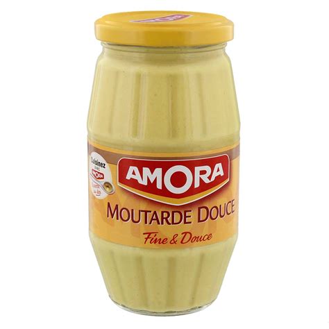 Amora Mild Dijon Mustard In Douce Glass Jar 435g 153oz Mypanier