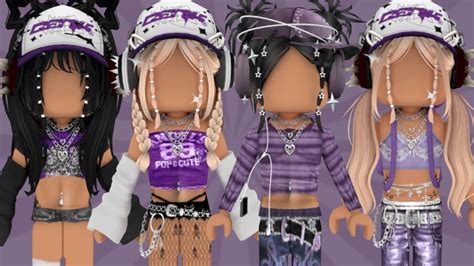 Purple Aesthetic Roblox Outfits Discounts Clearance