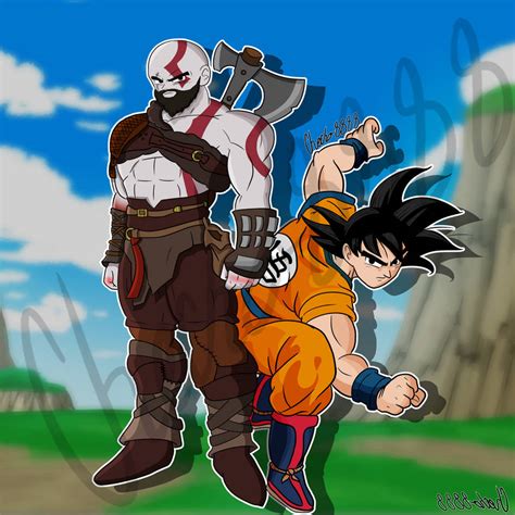 Goku and Kratos by Checho8888 on DeviantArt