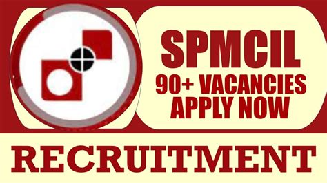 Spmcil Recruitment Notification Out For Vacancies Check