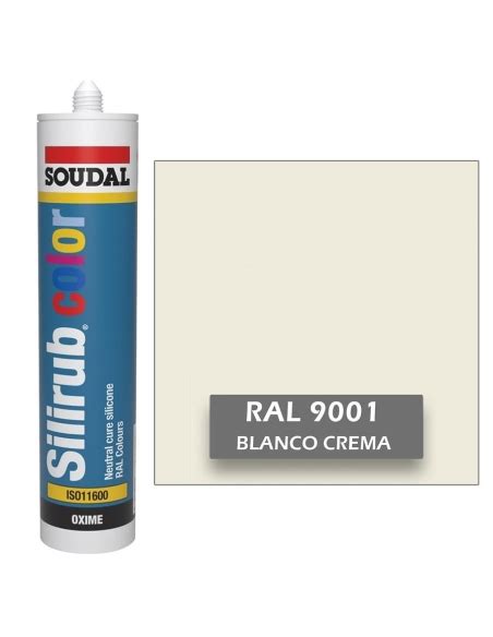 Silicona De Color Blanco Crema Ral Neutra Soudal