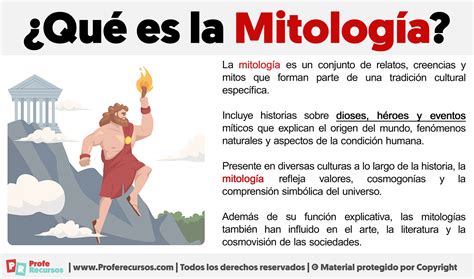 Qué es la Mitología Definición de Mitología