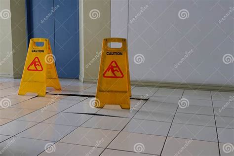 Beware Of Buckled Tiles Stock Photo Image Of Installation 166653912