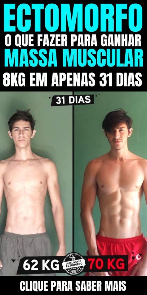 Ectomorfo O Que E Como Ganhar Massa Muscular R Pido Como Ganhar