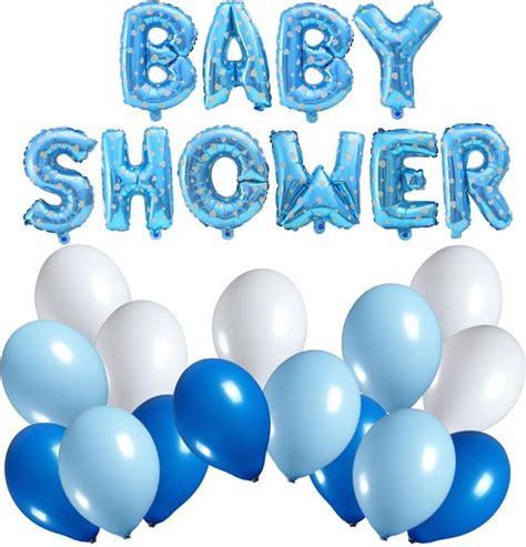 Zestaw Balony Baby Shower Niebieski Przyjęcie Ceny i opinie Ceneo pl