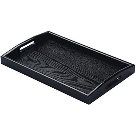 Rectangle Breakfast Trays Wooden Serving Tray, Black, 14 By 9-Inch | eBay