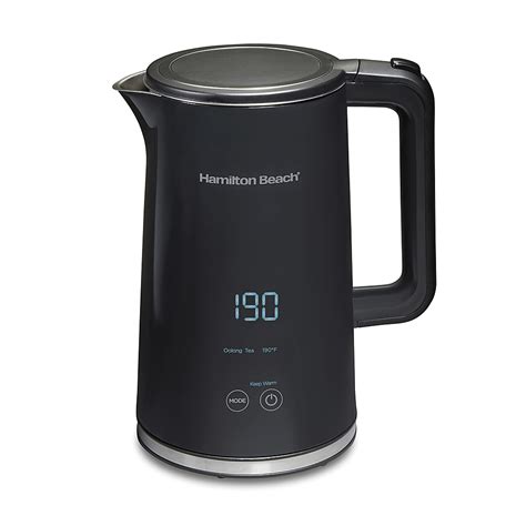 Hamilton Beach Cool-Touch Digital 1.7 Liter Kettle Black 41033 - Best Buy