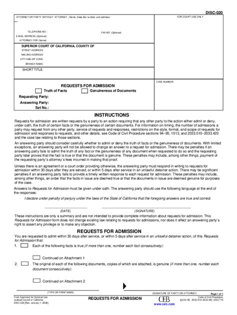 Fillable Online DISC 020 Fillable Editable And Saveable California