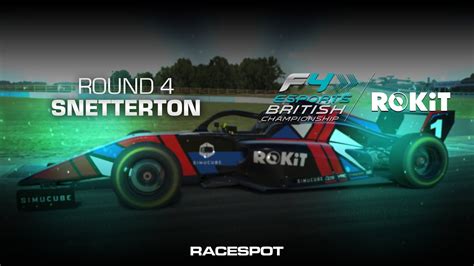 ROKiT British F4 Esports Championship Round 4 At Snetterton YouTube