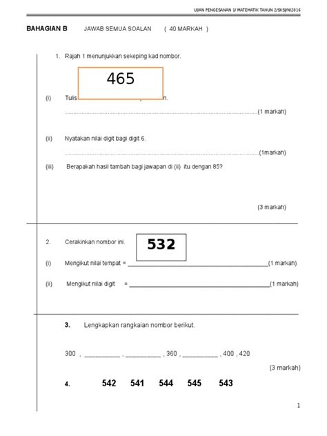 latihan matematik