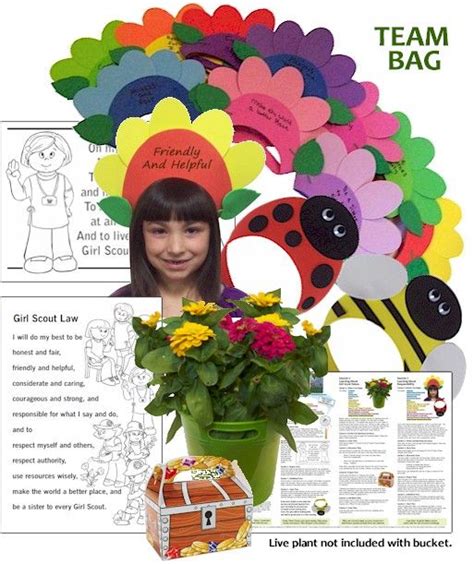 Welcome To The Flower Garden Journey In A Day Girl Scout Daisy Activities Daisy Girl Scouts