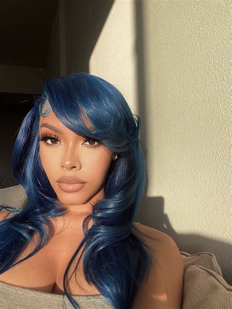 Lil Juicy On Twitter Hair Inspiration Color Hair Blue Hair