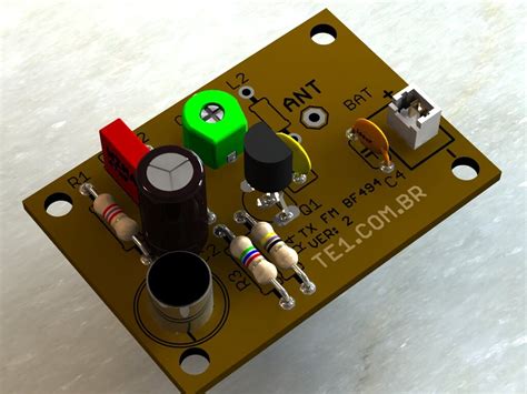 Circuito Micro Transmissor De Fm Bf Simples Toni Eletr Nica