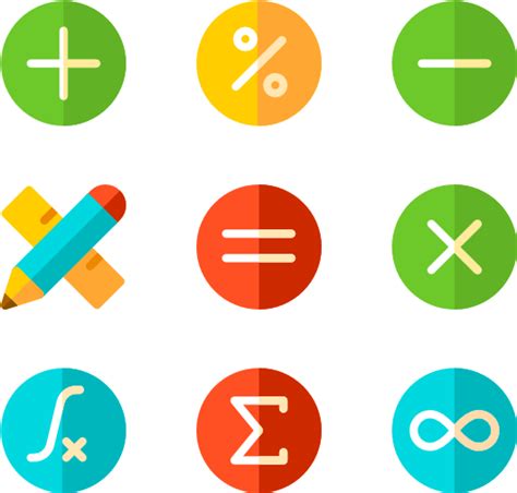 Math Symbols 9th Grade Math Symbols Clipart Large Size Png Image