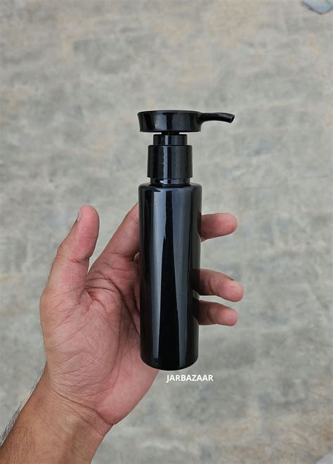 Ml Sleek Black Dispenser Bottle Jarbazaar