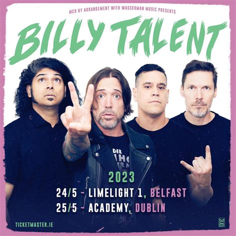 Event Billy Talent - 25/05/2023 - Dublin - The Academy - Ireland