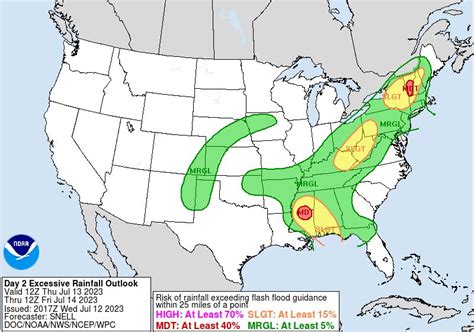 Nws Weather Prediction Center On Twitter A Moderate Risk Is In Effect In Our Day 2 Excessive