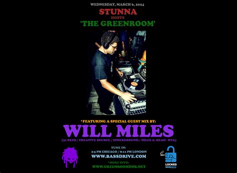 Stunna Hosts The Greenroom Wednesdays On Bassdrive Radio Slantooth