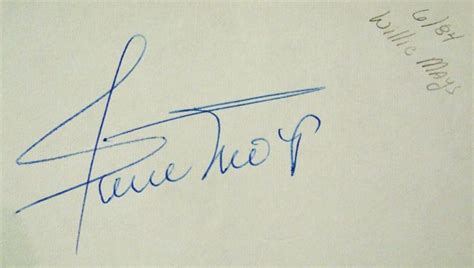 Willie Mays | PSA AutographFacts℠