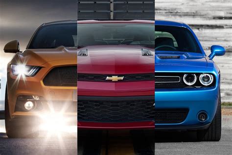 Mustang Vs Camaro Vs Challenger La Eterna Pelea De Los Pony Cars M S