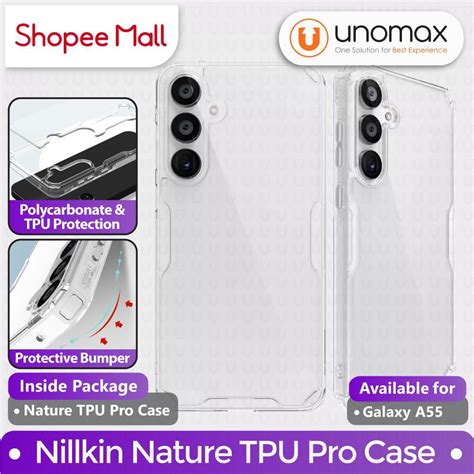 Jual Case Samsung Galaxy A55 5G Nillkin Nature TPU Pro Hybrid Casing