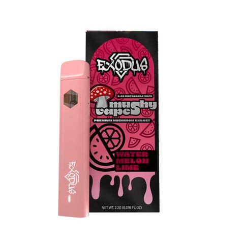 Exodus Mushy Vapes Mushroom Extract Disposable | Watermelon Lime - 2.2g ...