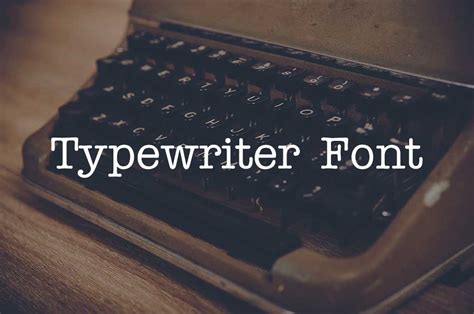 30 Best Typewriter Fonts — Free & Premium - The Designest