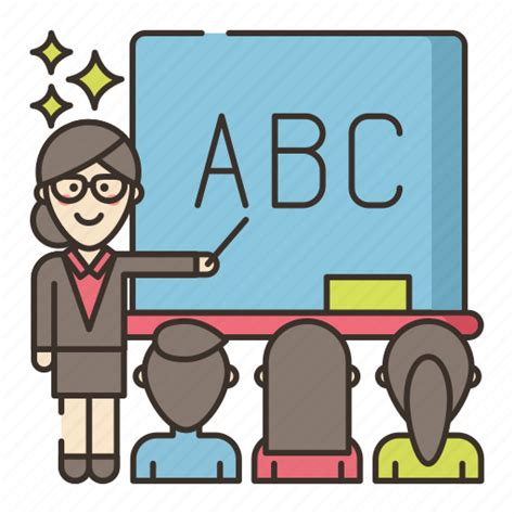 Classroom Education School Learning Study Student Teacher Icon