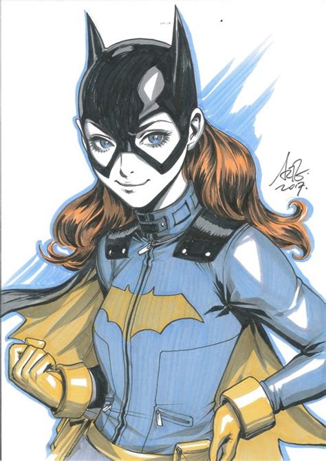 Artgerm Copic Marker Illustration Batgirl 21 X 30 Cm Catawiki