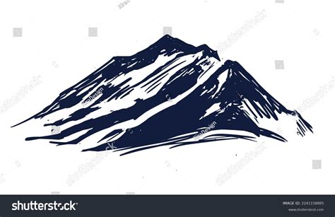 Rocky Mountains Hand Drawn Style Vector Stock Vector (Royalty Free ...