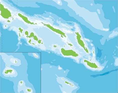 Mapa De Las Islas Salom N Vector Premium