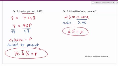 How To Solve Any Percentage Problems