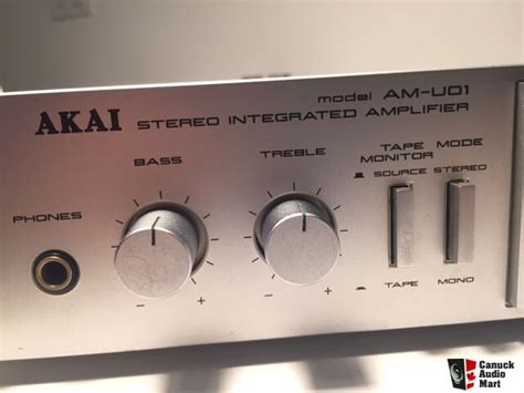 Vintage Akai Am U01 Stereo Integrated Amplifier Photo 925001 Uk Audio Mart