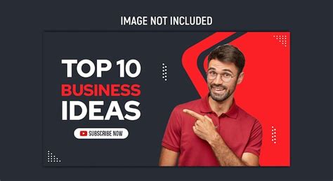 Premium PSD Business Ideas Youtube Thumbnail Design Template