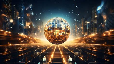 Glamour Groove A Dazzling Disco Ball Illuminating The Club Scene With