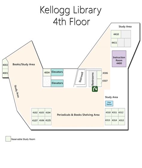Kellogg Library 4th Floor