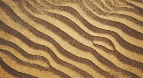 Abstract Sand Dune Patterns From Above Stock Illustration