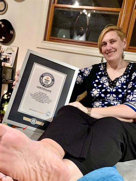 Woman with world’s largest feet makes it to Guinness World Records ...