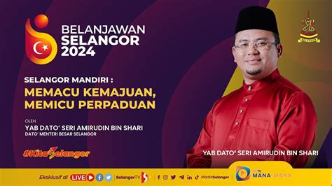 Langsung Belanjawan Selangor Youtube