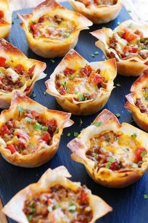 Crunchy Taco Cups Home Recipes