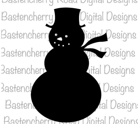 Christmas SVG Snowman SVG Cut File svg Cricut Silhouette