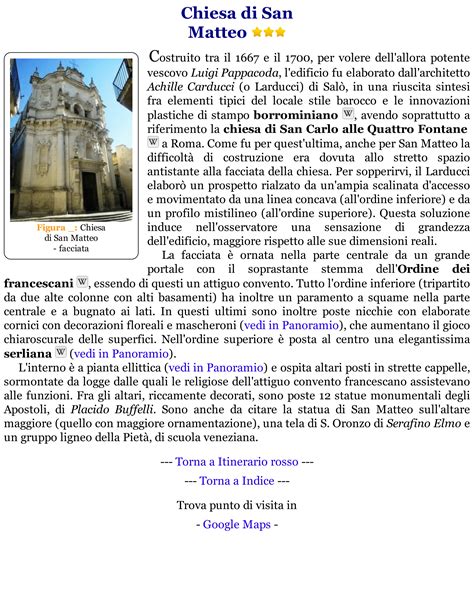 Scheda Ebook Guida turistica Lecce Città d Arte