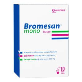 Bromesan Mono Integratore A Base Di Bromelina 10 Bustine