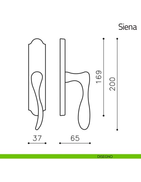 Maniglia Per Finestra Cremonese Siena Olivari Maniglie Design