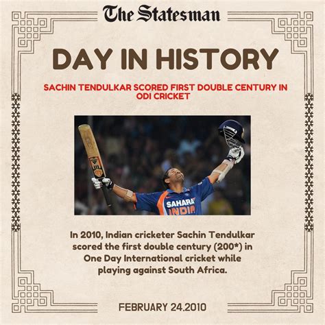 The Statesman On Twitter On This Day In Indian Cricketer Sachin