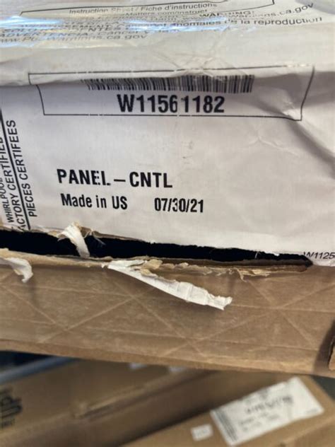 W11561182 WHIRLPOOL CONTROL BOARD for sale online | eBay