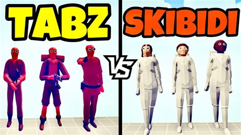 Tabz Vs Skibidi Toilet Totally Accurate Battle Simulator Youtube